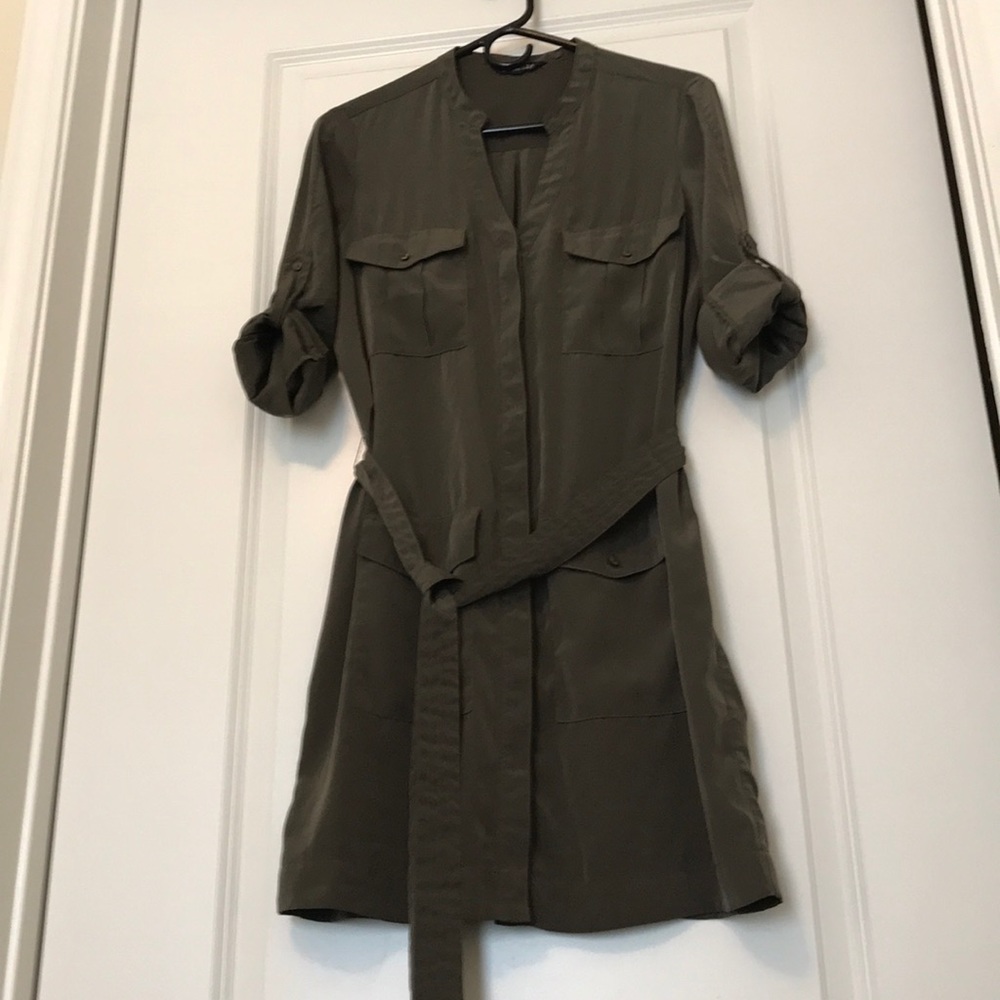 Cargo Button Down Dress